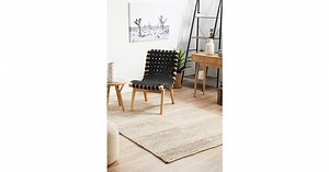 Buy Rug Culture Hand Braied Grey Felted Wool Rug 225x155cm Online | Kogan.com