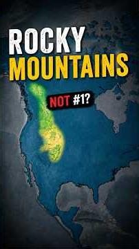 You've Been Wrong About the Rocky Mountains' Size #maps