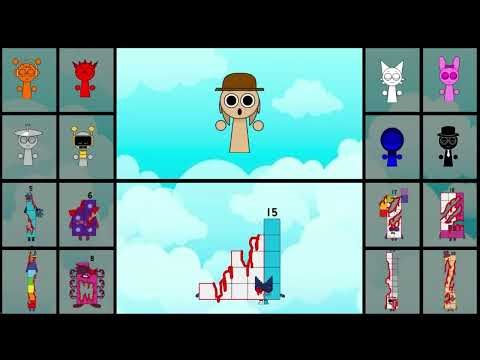 Numberblocks Reimagined as Zombie (1-20) vs Sprunki: Ultimate Showdown!