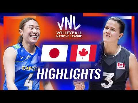 Japan 🇯🇵 vs. Canada 🇨🇦 - Highlights | Week 1 | Women's VNL 2026