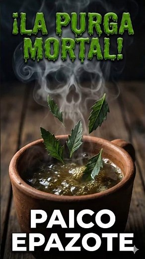 Epazote or Paico: The dewormer that paralyzes your organs 🛑☕