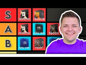 The ULTIMATE Gaming CPU Tier List 2025! 👀