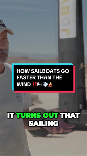 How sailboats can go faster than the wind ‼️🌬️💨⛵️ ##stem##physics##science##mechanics##appliedphysics##physicist##apphysics##apphysics1##apphysics2##apphysicsc##foryou##foryoupage##viral##newton##newtonslaws##lawofnewton##newtonssecondlaw##newtonsthirdlaw##fma##isaacnewton##sirisaacnewton##force##forces##freebodydiagram##wind##boat##sail##sailing##sailingboat#sailingboats #sailinglife #sailingtiktok #sailinglifelessons #sailingyacht #windspeed ##speed##velocity##accelerate#acceleration #sailin