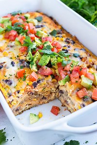 Mexican Breakfast Casserole Recipe - Evolving Table