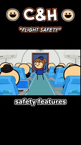 470K views · 10K reactions | You should pay attention to the safety features...#airplane #safety #explosm #humor | Cyanide & Happiness | Facebook
