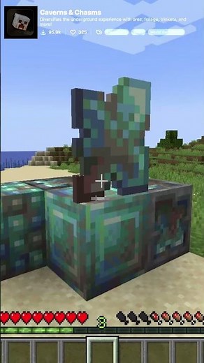 CAVERNS AND CHASMS is BACK??? #minecraft #mcyt #minecraftmods #moddedminecraft #minecraftbuilding