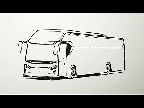 Cara Menggambar Bus, BUS SR3 HD