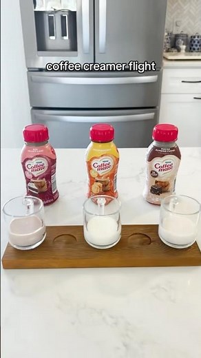 these NEW Coffee mate flavors make the best flight.