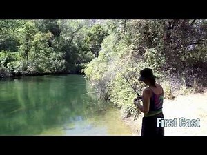 Lake Berryessa Shore Fishing in Napa, CA. Trippin With Kev and Jess