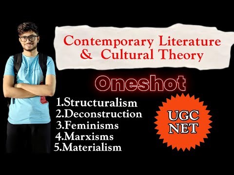 Contemporary Literary and Cultural Theory - Oneshot Video | UGC NET | English To Bengali / Bangla |