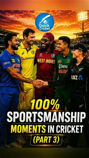 100% Sportsmanship Moments in Cricket 🤝 | Part 3 | #aesthetic