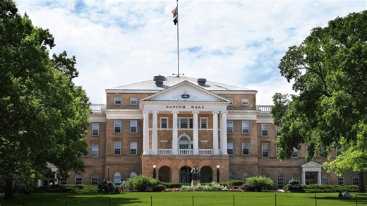 UWPD investigating red-paint vandalism at UW-Madison's Bascom Hall, Library Mall