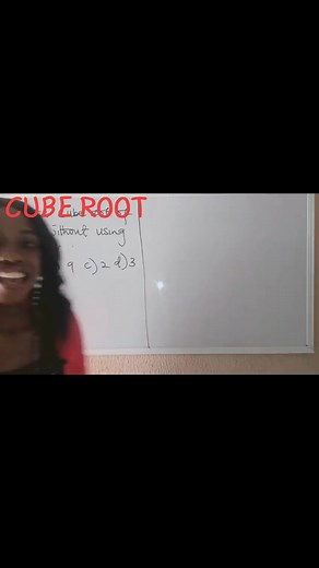 18 reactions · 6 comments | Trick on how to find cube root without using CALCULATOR ♥️ #maths #mathschallenge #educational #educationalreels #mathsquiz #mathstutor #studytipsforstudents #mathslover | Online Maths Expo | Facebook
