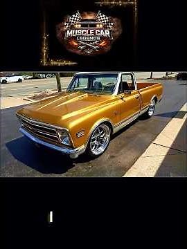This Gold Chevy Just Proved Show Trucks Can Actually Drive #custom #showcar