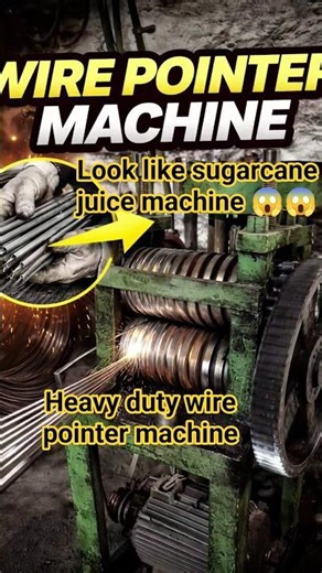 😱wire pointer machine #machine #facts