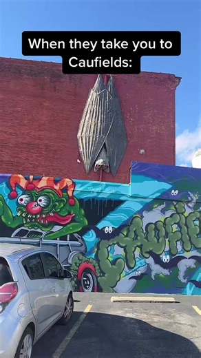 World's Largest Vampire Bat Sculpture in Louisville, KY