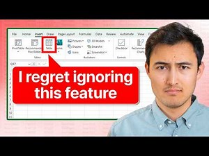 Use Excel Tables to EASILY Save Hours of Time