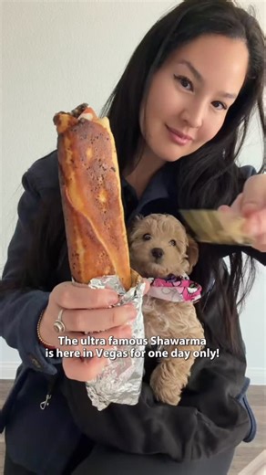 Las Vegas Blogger Content Creator Influencer Local on Instagram: "Today only, you can finally try the famous Ya Baba Shawarma — no need to drive to LA. It’s available today until 8 PM at Red Rock Casino."