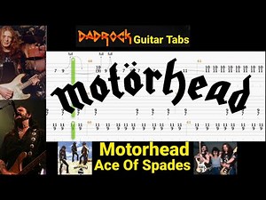 Ace Of Spades - Motorhead - Guitar + Bass TABS Lesson