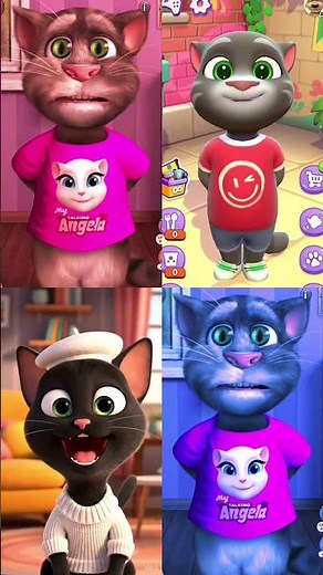 Adorable Moments with Tom & Friends 🥰😸#talkingtom #tomfriends #funny