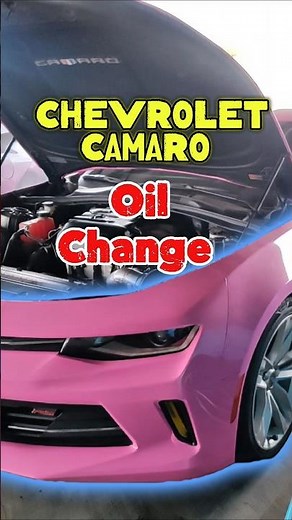 Chevrolet Camaro Oil Change #automotive #preventivemaintenance #carcare