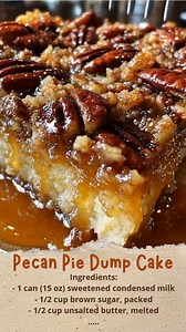 238K views · 524 reactions | Pecan Pie Dump Cake | Cakecrafted Recipes | Facebook