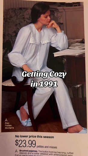 From JCPenney’s 1991 Fall/Winter catalog! #90s #90sfashion #90sstyle #90swomen #jcpenney #loungewear #pajamas #early90s #nostalgia #throwback #flashback #wedontwannagrowup #fyp #foryou