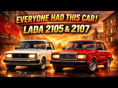 Legends of Russian Automotive History: VAZ-2105 & VAZ-2107 Retro Lada Legends