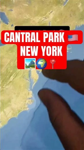 Cantral park 📍New york #googleearth #geographythroughmaps #travel #wowgeography #earth
