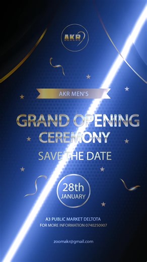 Insha allah AKR MEN grand opening ceremony on 28th January Deltota