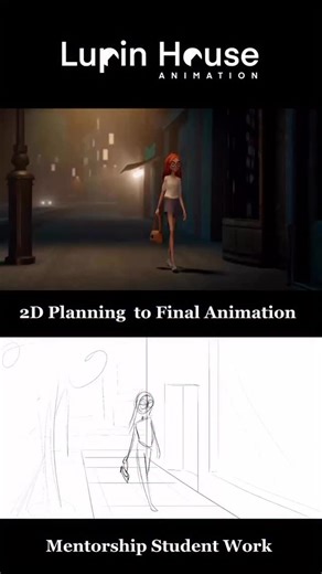 Doing a 2D pass is a great way to plan your animation, and especially handy when you’re doing something more cartoony and pushed! Rossana Diez Mostajo is an incredible artist and animated a super nice, clear 2D pass! But you don’t have to be this good to get your ideas across. This also serves as a nice reminder that not all decisions you make are final, it’s important to stay flexible, even when you’re doing your final polish! Student: @dimo__r Mentor: Sam Webster School: www.lupinhouse.com Hap