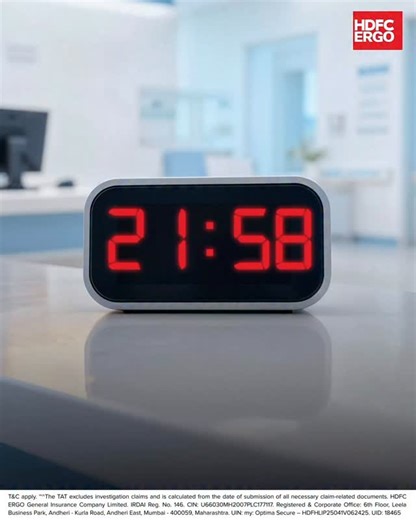 235K views · 455 reactions | Medical emergencies don’t wait. Your cashless claim shouldn’t either. With HDFC ERGO’s robust claim settlement process, cashless pre-authorisation approvals come in just 22 minutes. Get your health insurance at hdfcergo.com or download Here app now - #HDFCERGO #BrandOfConfidence #CashlessClaims #GeneralInsurance | HDFC ERGO General Insurance Company Limited | Facebook