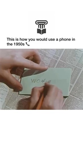 History on Instagram: "1950s: Using a telephone was a deliberate, almost ceremonial act compared to today’s instant taps and swipes. Phones were heavy, corded, and usually fixed to one spot in the house, often sitting proudly on a hallway table or kitchen counter. Making a call meant committing to the moment — you stood still, focused, and hoped no one else in the house needed the line. To place a call, you lifted the receiver and waited for a dial tone, then carefully rotated the rotary dial fo