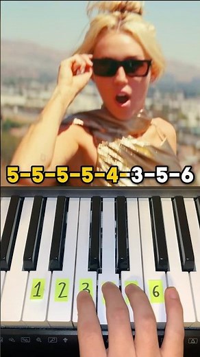 How To Play Flowers by Miley Cyrus on Piano #shorts