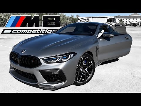 2023 BMW M8 Competition Coupe Walkaround Review + Exhaust Sound & Launch