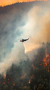 In August, our S-61 supported BC Wildfire Service on the Cameron Lake Fire, with additional work on the Mount Underwood Fire. Flying with NVGs, our crews pushed past daylight and kept the fight going after dark. We’ve flown across the world to battle wildfires, but there’s something special about being back in BC, protecting the landscapes and communities where it all began for us. #CoulsonAviation #S61 #BCWS #AerialFirefighting #CameronLakeFire #NightOps | Coulson Aviation - Next Gen Firefighti