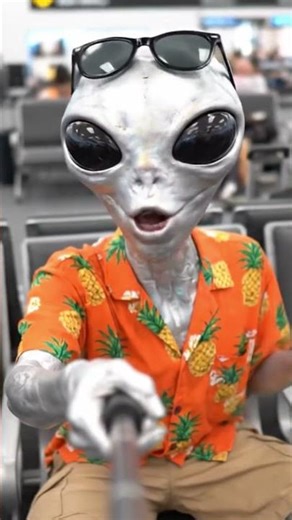 You'll never guess what Alien 9 Discovered | Airport New York Fitness 👽😂 #aliennumber9