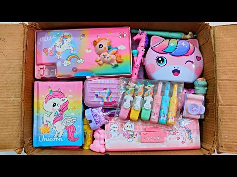 Biggest Unicorn🦄 Stationery Collection - Pencil box, Piggy bank, Pouch, Sharpener, Erasner, Geometry