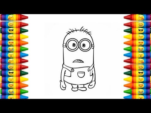 Easy Minions Drawing for Kids | Fun Cartoon Art