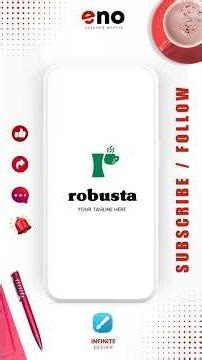 Tutorial Infinite Design - Membuat Logo R+Cup Coffee Dengan Infinite Design di Hp Android. #logo