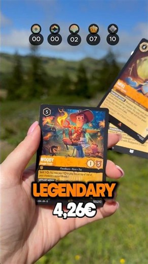 Pack 20 of 24 - a Woody legendary from the Disney Lorcana Wilds Unknown booster box.