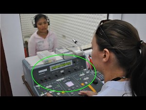 Watch how to sign 'audiometer' in American Sign Language.