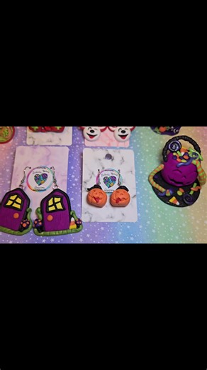 A lil video of my new polymer clay creations for my November shows😁 I absolutely Love all of them especially the tiny houses and the punkin snowman & cookie tray earrings 🥰 Which ones are your favorite? | Eclectic Heart Creations