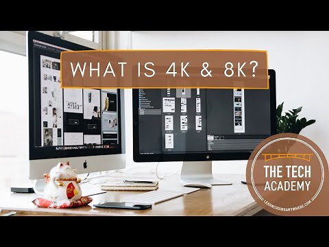 What is 4K and 8K? Explained Simply for Beginners by The Tech Academy