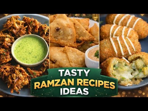 🌙 3 Tasty Ramzan Iftar Recipes | Easy & Crispy Snacks for Iftar | Creative Chaska