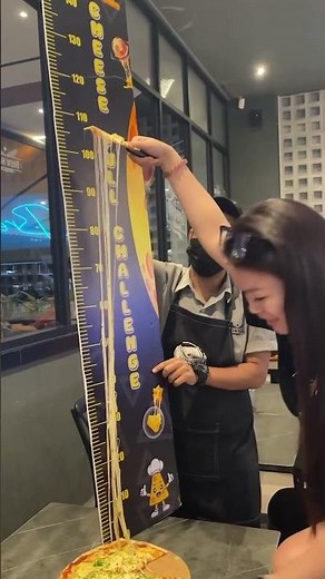 How far can cheese ACTUALLY stretch? #shorts #challenge