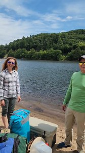 3 day trip from Spring Green to Boscobel for this Kansas City couple! Beyond plenty of sandbars out there to camp on! Stay where the water is dark and moving and you'll never need to get out of your boat. We still have boats available for the remaining weekends of summer... Yes, if you haven't noticed your summer is slipping away from you! Come on up and paddle with us 🙂 | WI River Outings