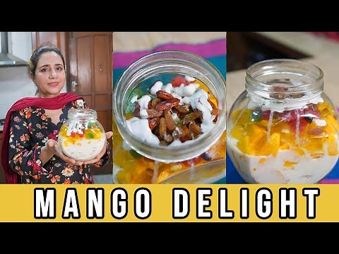 Mango Delight Recipe | Easy & Creamy Summer Dessert | No-Bake Mango Dessert Chef Rida Aftab