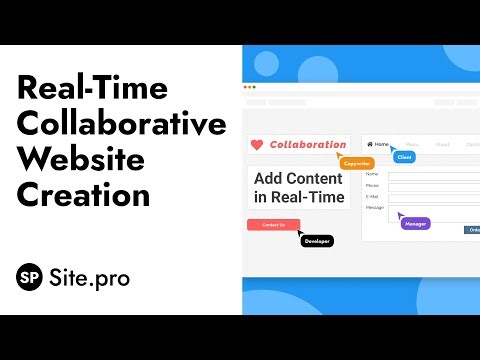 Real-Time Collaborative Website Creation