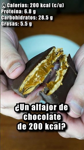 ¿Alfajor de 200 kcal? Esta es la receta definitiva 🍫🤯